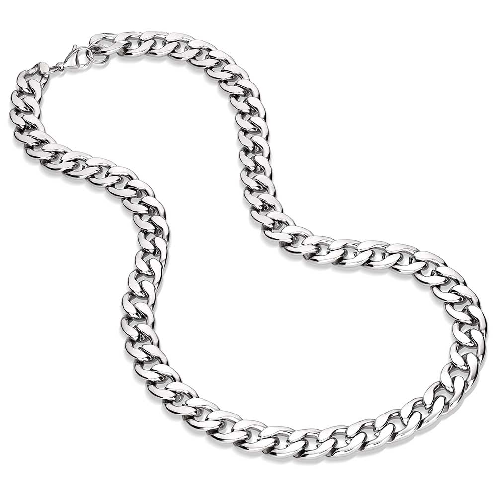 Large Cuban Link Chain Stainless Steel Necklace