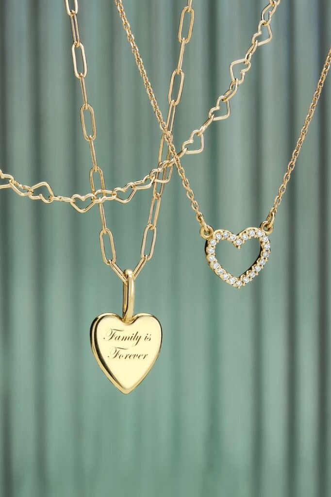 heart-shaped necklace