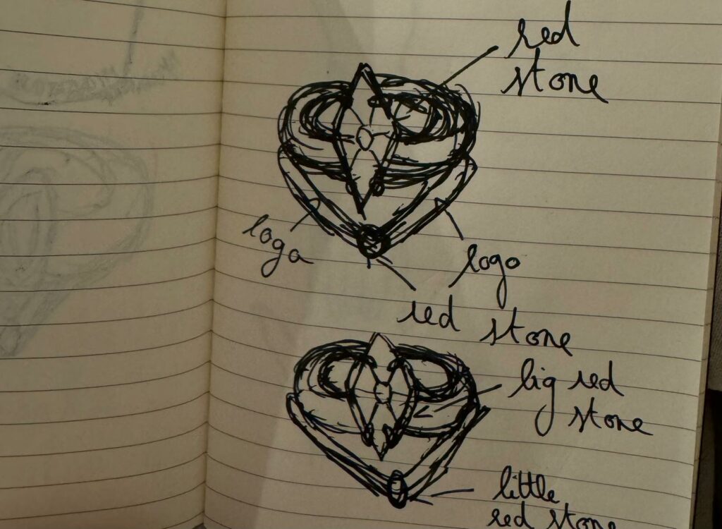 jewelry rough sketch