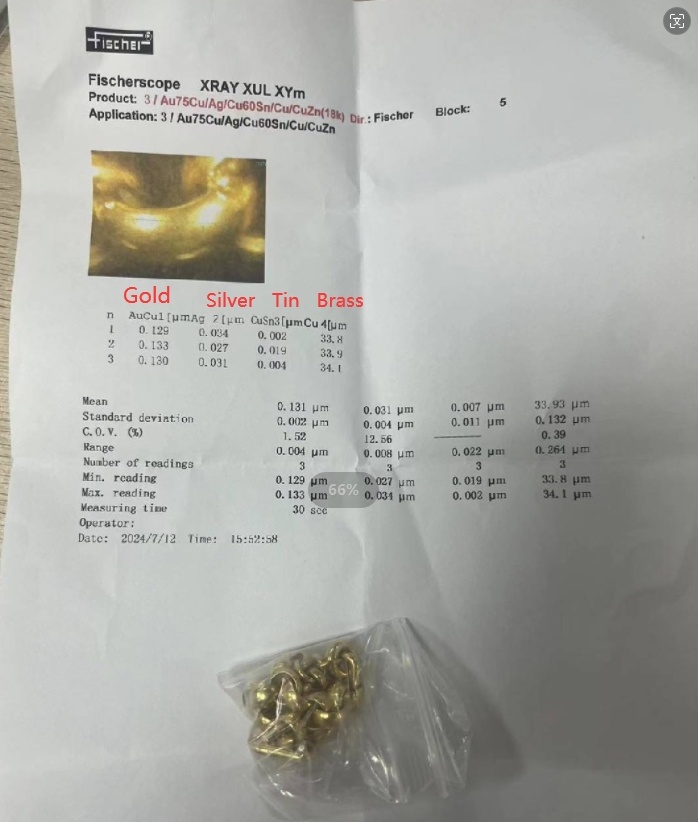 Fisher Test for Testing the Thickness for Electroplating Jewelry