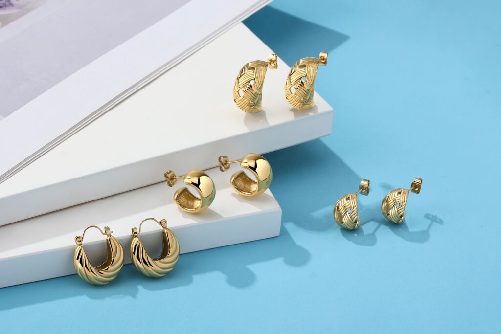 PVD Coating Stainless Steel Earrings
