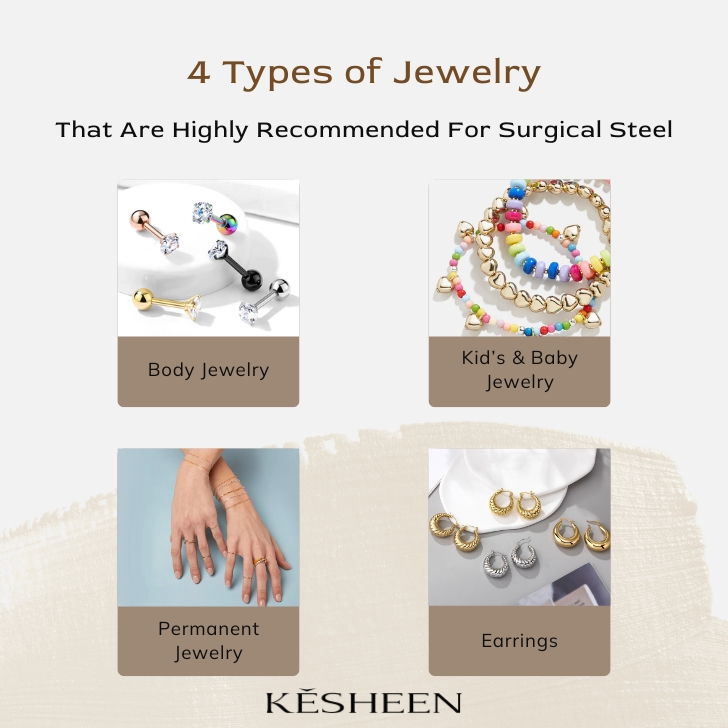 4 Types of Jewelry That Are Highly Recommended For Surgical Steel