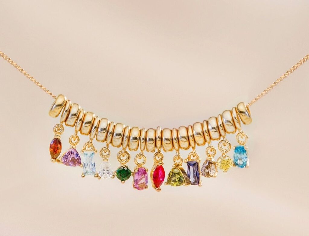 Birthstone Charms Necklace