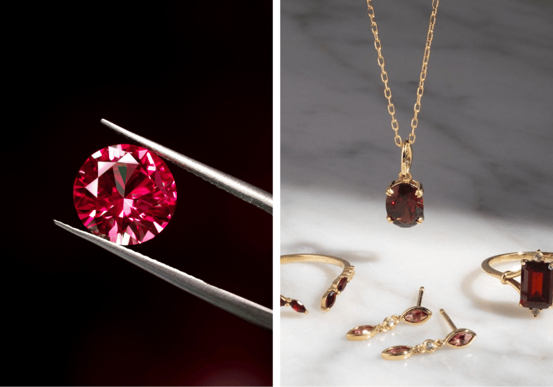 January Birthstone -Garnet – Red