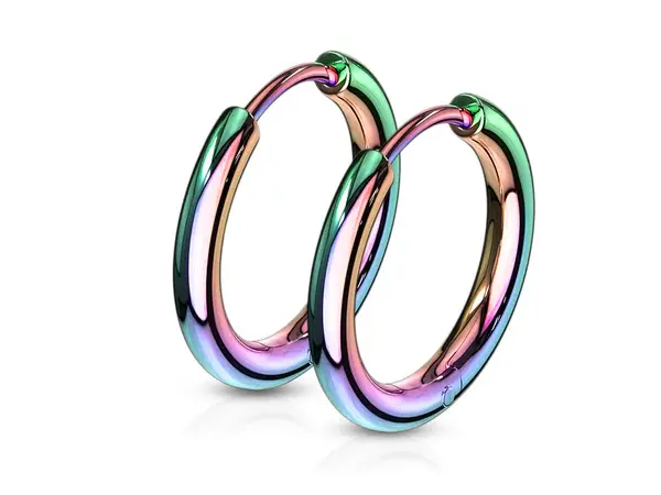 PVD Rainbow Surgical Steel Earrings