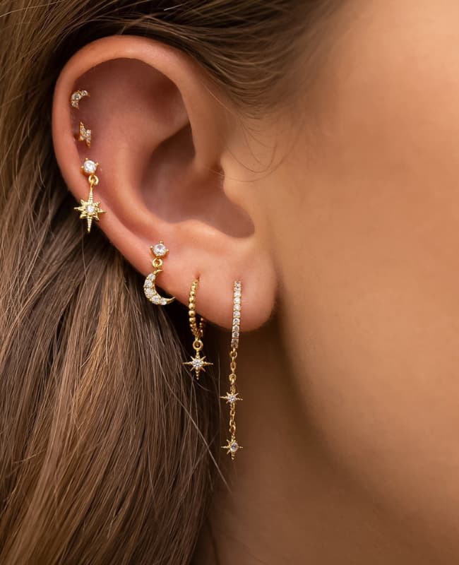 Stainless Steel Nap Earrings