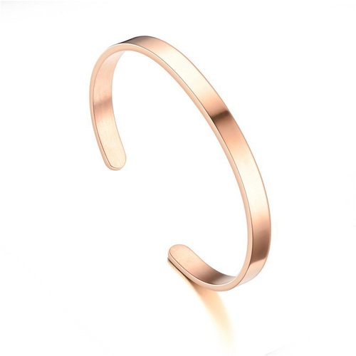 Stainless Steel Rose Gold Bangle