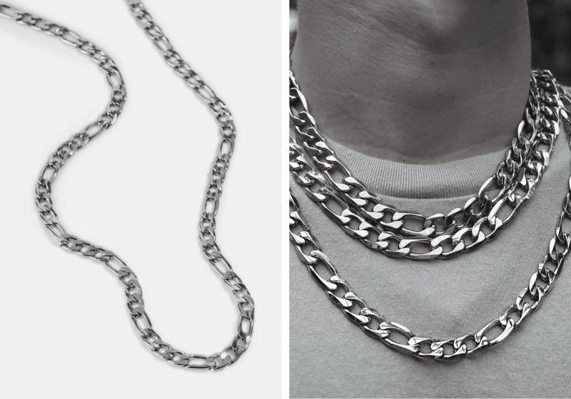 Stainless Steel Figaro Chain