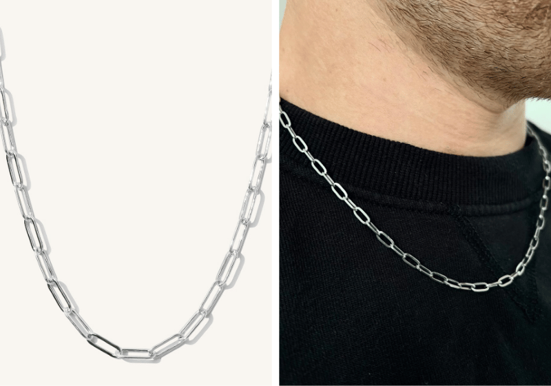 Stainless Steel Paperclip Chain