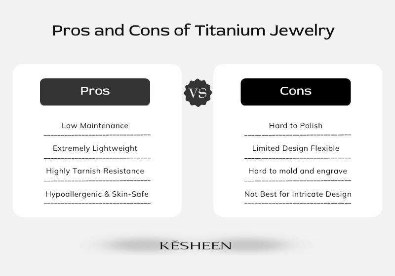 Pros and Cons of Titanium Jewelry
