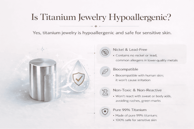 Is Titanium Jewelry Hypoallergenic and Safe for Sensitive Skin?