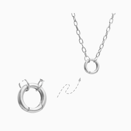 Stainless Steel Bracelet with Push Clasp